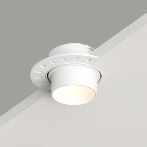 DK3056-WH Встраиваемый светильник под шпатлевку, IP20, до 15 Вт, LED, GU5,3, белый, пластик в Городце фото 6