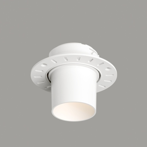 DK3057-WH Встраиваемый светильник под шпатлевку, IP20, до 15 Вт, LED, GU5,3, белый, пластик в Кольчугино