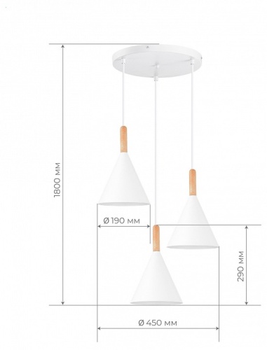 Подвесной светильник EVOLUCE Arket SLE1255-513-03 в Ростове фото 2