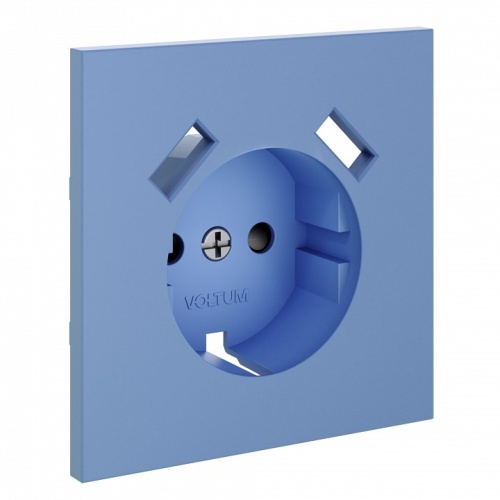 Накладка для розетки с заземлением и со шторками и 2хUSB type A Voltum S70 VLS000915 в Нижнем Новгороде фото 6