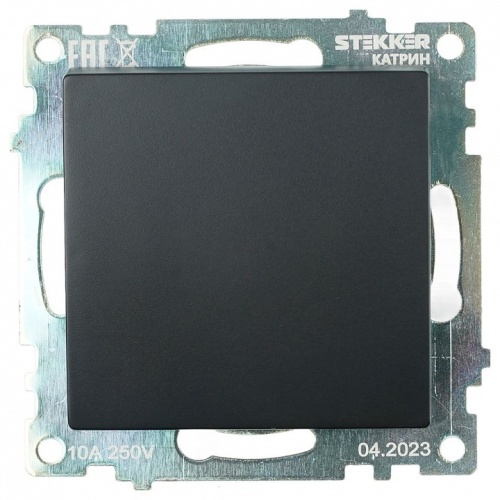 Переключатель перекрестный одноклавишный без рамки Stekker Катрин 49177 в Нижнем Новгороде