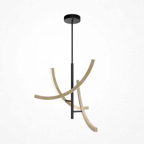 Люстра на штанге Maytoni Wabi MOD428PL-L27BK в Нижнем Новгороде фото 9