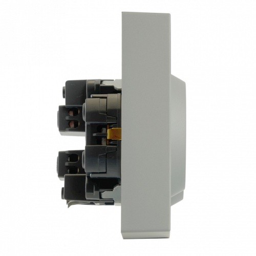 Розетка двойная с заземлением и со шторкой Stekker Эмили 49960 в Нижнем Новгороде фото 7