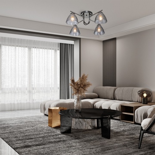 Потолочная люстра Escada Adonis 659/4PL Black в Нижнем Новгороде фото 4