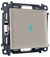 Выключатель самовозвратный одноклавишный с подсветкой, без рамки Ambrella Volt MA MA362060 в Нижнем Новгороде