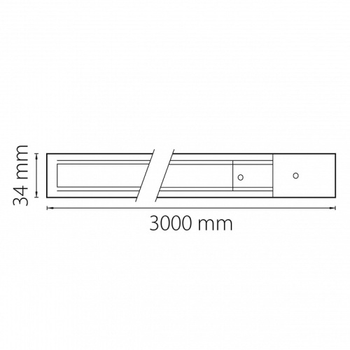 Трек накладной Lightstar Barra 502038 в Советске фото 2