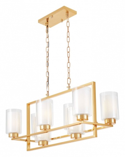 Подвесная люстра LUMINA DECO Lino LDP 1239-8 F.GD в Нижнем Новгороде фото 5