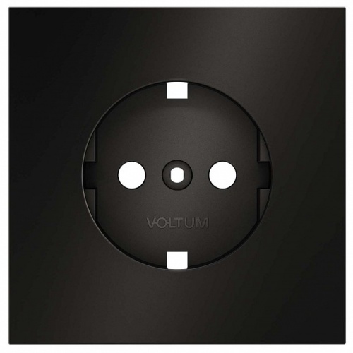 Накладка для розетки с заземлением Voltum S70 METAL VLSM000612 в Нижнем Новгороде