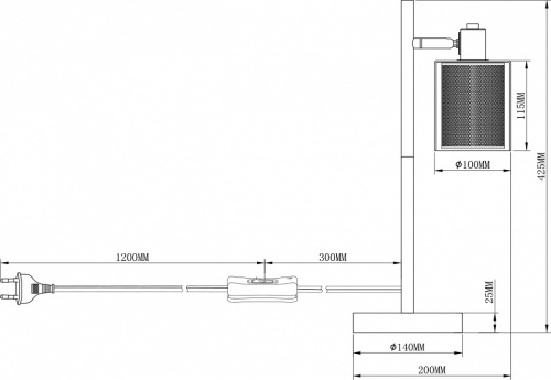 Настольная лампа декоративная Moderli Suspent V3060-1T в Нижнем Новгороде фото 2