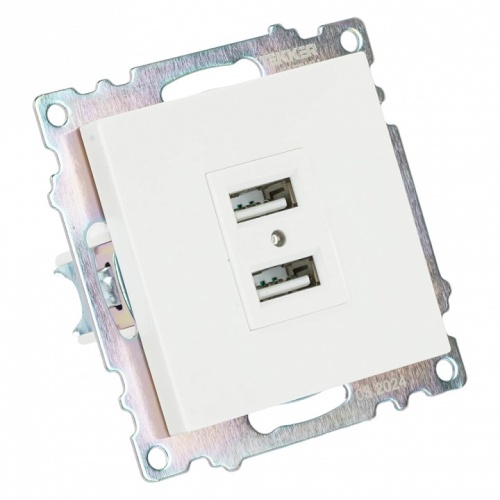 Розетка USB type A без рамки Stekker Катрин 39686 в Нижнем Новгороде фото 6