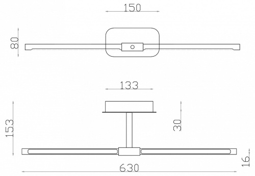 Подсветка для зеркала Favourite Insight 4016-2W в Гаджиево фото 6