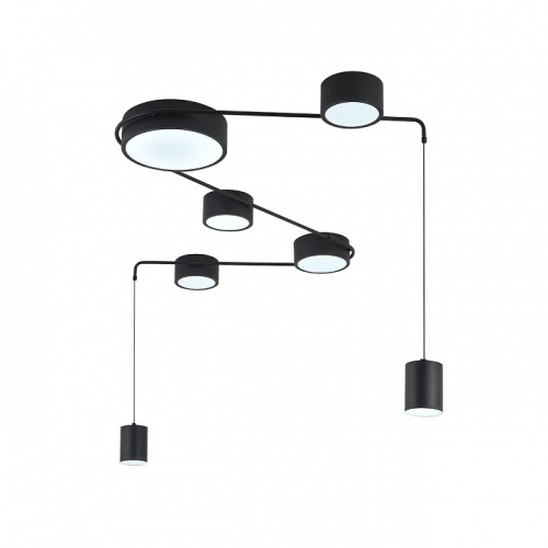 Потолочная люстра Indigo Modulo 14028/7С Black в Нижнем Новгороде фото 4