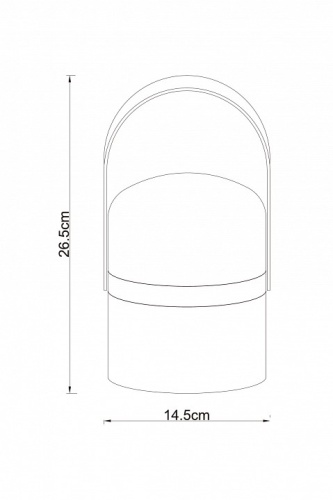 Фонарь кемпинговый Lucide Joe 06800/03/31 в Слободском фото 5