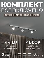 Комплект трековый Hesby Lighting Skylite №13 HSBL_kompl_S013_NI1W4K в Нижнем Новгороде