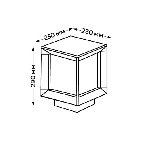 Наземный низкий светильник Italline  IT7015 в Нижнем Новгороде фото 2