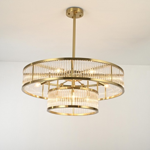 Люстра на штанге Imperiumloft RH Marais Round Chandelier D80 40,2668 в Нижнем Новгороде фото 4