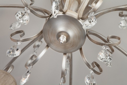 Потолочная люстра Eurosvet Liona 60065/8 серебро в Нижнем Новгороде фото 5