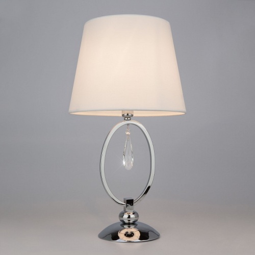 Настольная лампа декоративная Eurosvet Madera 01055/1 хром/прозрачный хрусталь Strotskis в Нижнем Новгороде фото 4