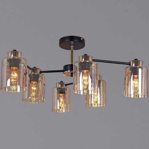 Люстра на штанге 01606-0.3-06 BK+FGD в Нижнем Новгороде фото 4