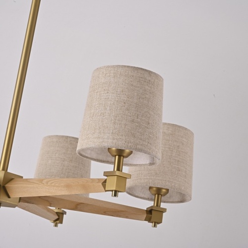 Люстра на штанге Imperiumloft Jorgenson Beige/Light wood STAVRA01 в Нижнем Новгороде фото 2