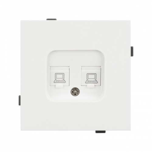 Розетка двойная Ethernet RJ-45 и со шторками, без рамки Arlight SCT-TENDO 054598 в Нижнем Новгороде фото 2