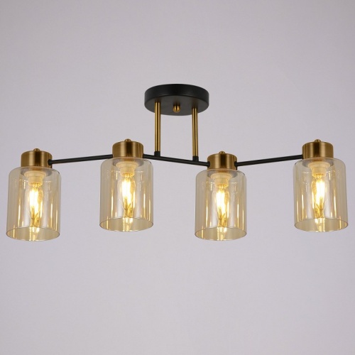 Светильник на штанге ILLUMICO Qui IL6111-4COU-79 BK GD Qui в Нижнем Новгороде