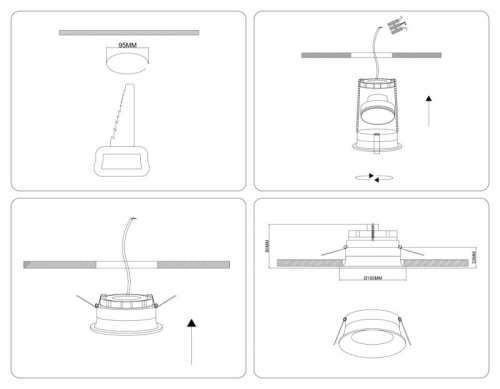 Встраиваемый светильник Ambrella Light TN TN6751 в Нижнем Новгороде фото 2