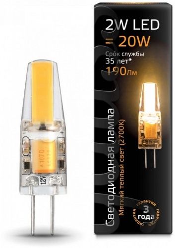 Лампа светодиодная Gauss 1077 G4 2Вт 2700K 107707102 в Нижнем Новгороде