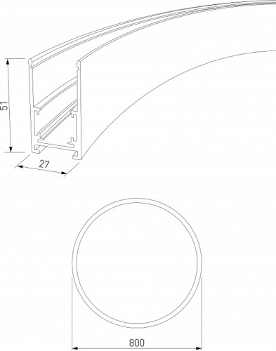 Трек накладной Elektrostandard Slim Magnetic a066497 в Нижнем Новгороде фото 2