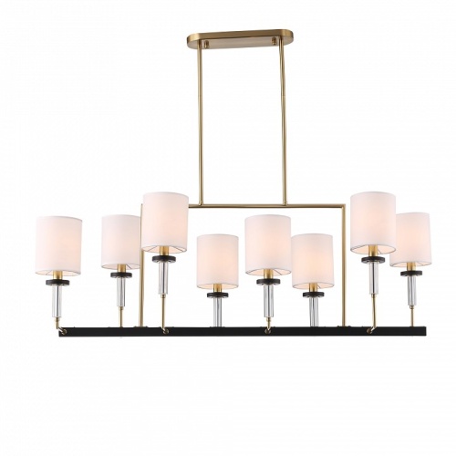 Люстра на штанге ST-Luce BLACK+BRASS SL1404.338.08 в Нижнем Новгороде фото 6