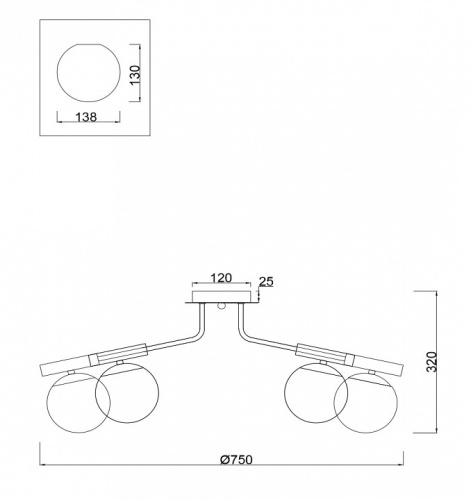 Потолочная люстра Freya Paolina FR5011CL-08B в Нижнем Новгороде фото 2