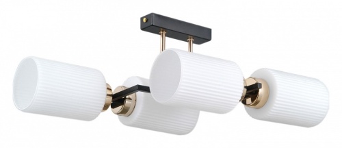 Потолочная люстра ILLUMICO NAPLES IL0809-4ASQ-25 BK AB NAPLES в Нижнем Новгороде