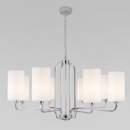 Подвесная люстра Eurosvet Purezza 60128/8 хром в Нижнем Новгороде фото 5