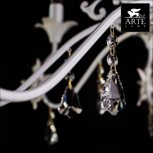 Подвесная люстра Arte Lamp Angelina A5349LM-8WH в Нижнем Новгороде фото 5