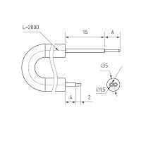 Провод питания ARL-MOONLIGHT-20AWG-2W-D4.5-CU-2000 White (Arlight, Закрытый) в Тюмени