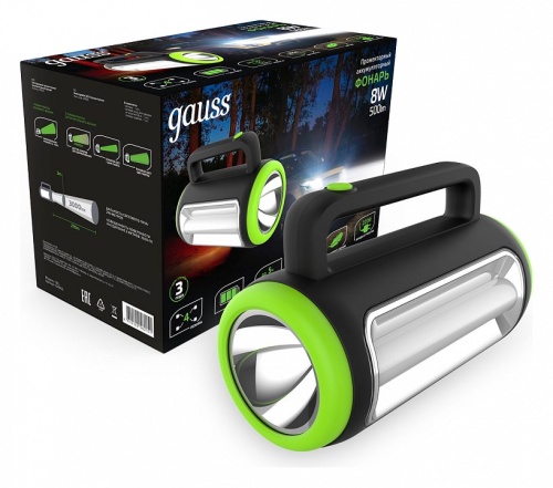 Фонарь ручной Gauss GF600 GF603 в Нижнем Новгороде фото 4