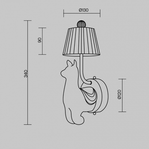 Бра Maytoni Senor Alpaca MOD377WL-L6W3K в Нижнем Новгороде фото 6