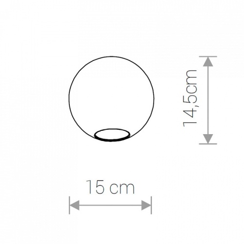 Плафон стеклянный Nowodvorski Cameleon Sphere S TR 8531 в Саратове фото 3