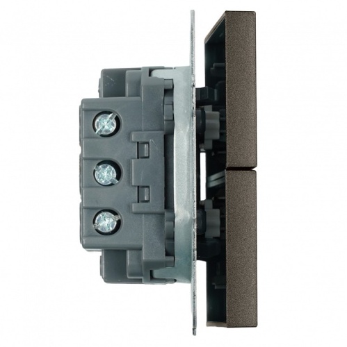 Переключатель двухклавишный без рамки Stekker Эмили 49921 в Нижнем Новгороде фото 3