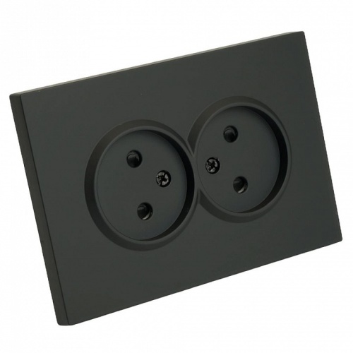 Розетка двойная без заземления и со шторкой Stekker Эмили 49851 в Нижнем Новгороде фото 5