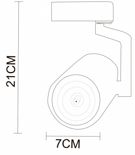 Светильник на штанге Arte Lamp Traccia A2320PL-1WH в Ермолино фото 5