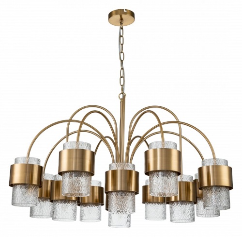 Подвесная люстра Indigo Eleganza 12019/A/12P Brass в Нижнем Новгороде фото 5