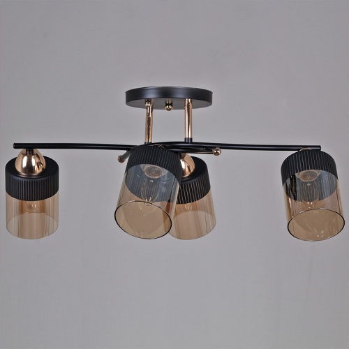 Люстра на штанге 09131-3.3-04 FG+BK в Нижнем Новгороде фото 5