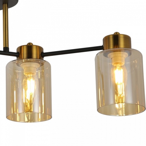 Светильник на штанге ILLUMICO Qui IL6111-4COU-79 BK GD Qui в Нижнем Новгороде фото 3