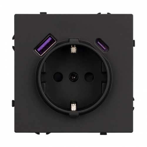 Розетка с заземлением и 2хUSB type A, без рамки Arlight SCT 054285 в Нижнем Новгороде фото 2