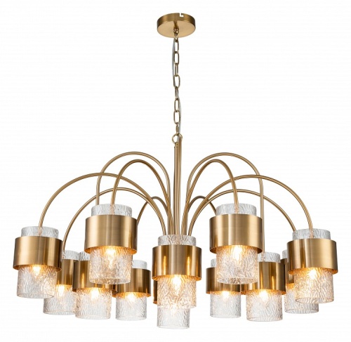 Подвесная люстра Indigo Eleganza 12019/A/12P Brass в Нижнем Новгороде фото 4