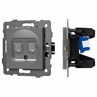 Розетка двойная RJ-12 и Ethernet RJ-45, без рамки Arlight SCT 049851 в Нижнем Новгороде