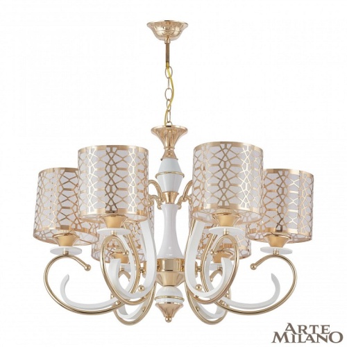 Подвесная люстра Arte Milano Florentia-1237 301237/6 Wh/Gd в Нижнем Новгороде фото 12
