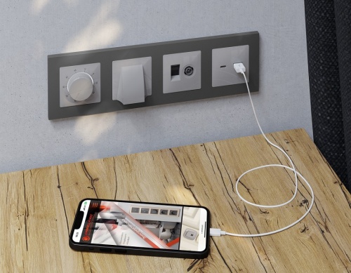 Терморегулятор электромеханический для теплого пола без рамки Ambrella Volt ALFA MA405710 в Нижнем Новгороде фото 2