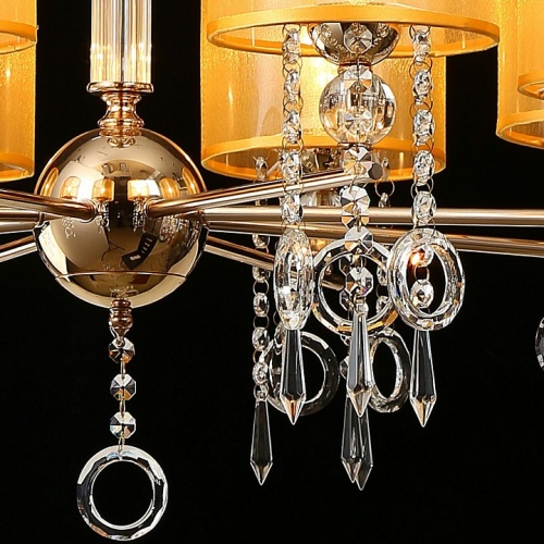 Подвесная люстра ILLUMICO  IL6219-8P-27 GD в Нижнем Новгороде фото 2